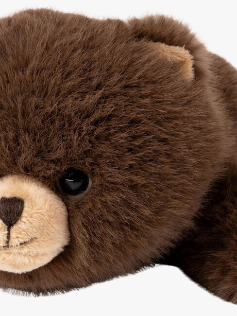 Teddykompaniet Plüschspielzeug Liegender Bär 28 cm, Braun