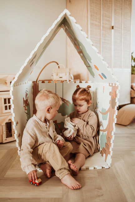 Play&Go Puzzlematte Baumhaus 6 Teile