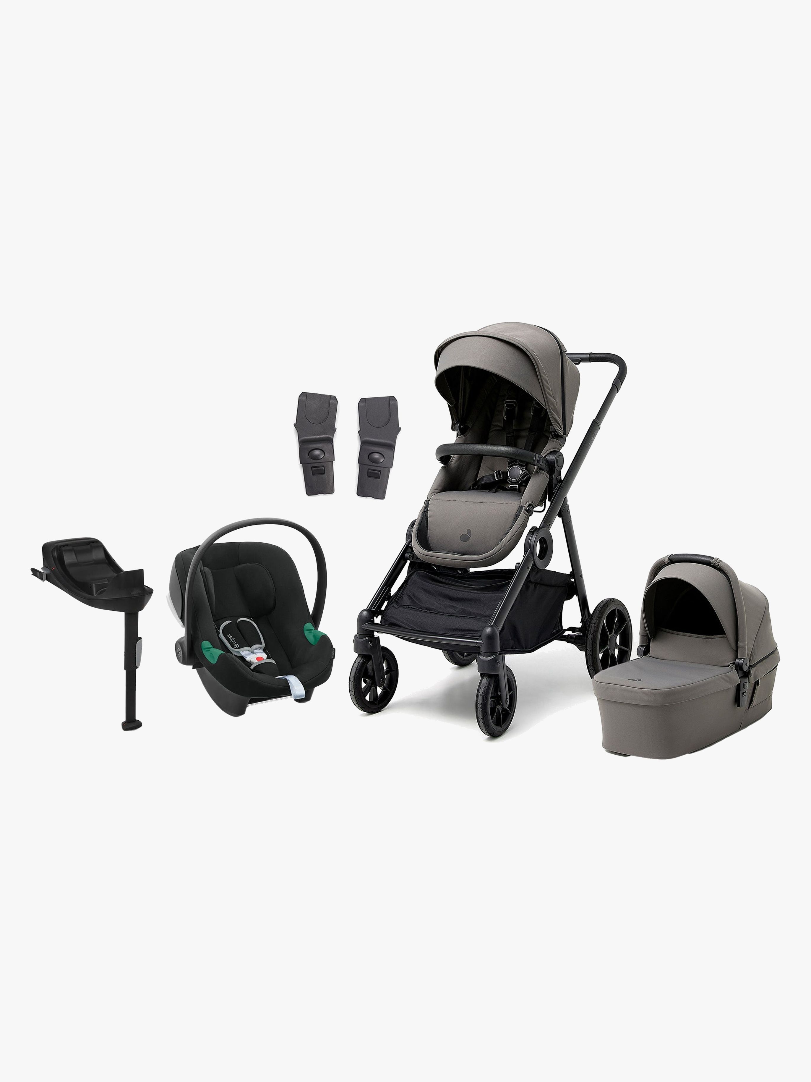 Pro Multi 2 Kombikinderwagen inkl. Cybex Aton B2 i-Size Babyschale & Basis, Mocha Grey
