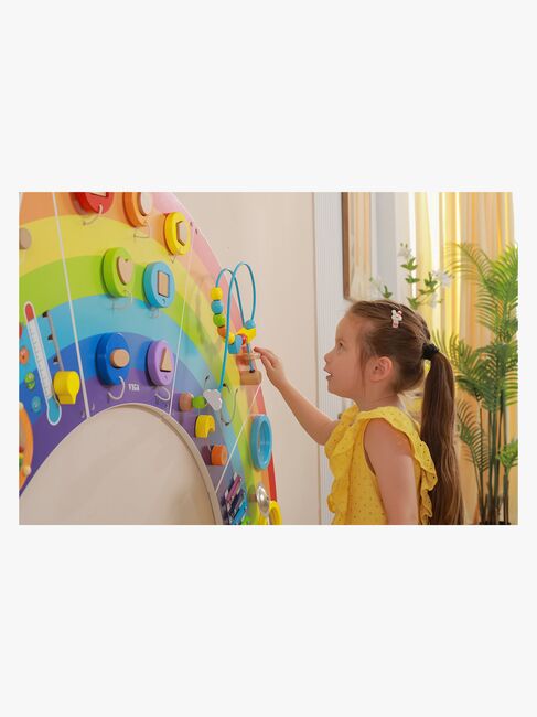 VIGA Wandspielzeug Regenbogen