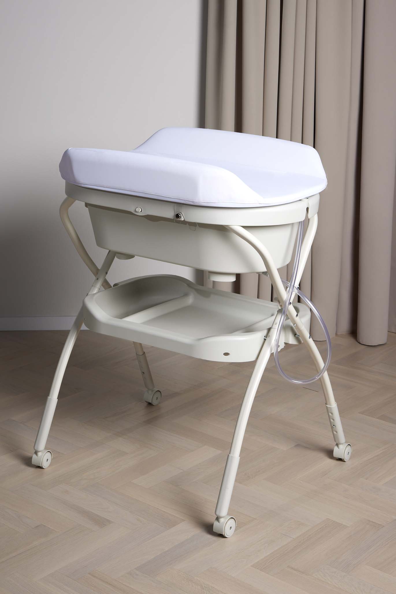 Wickeltisch mit Badewanne, Soft Beige