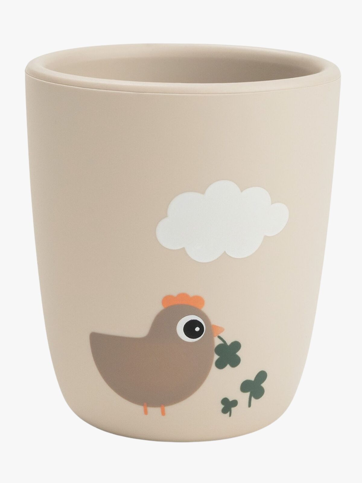 Done By Deer Tiny Farm Silikon Becher, Sand