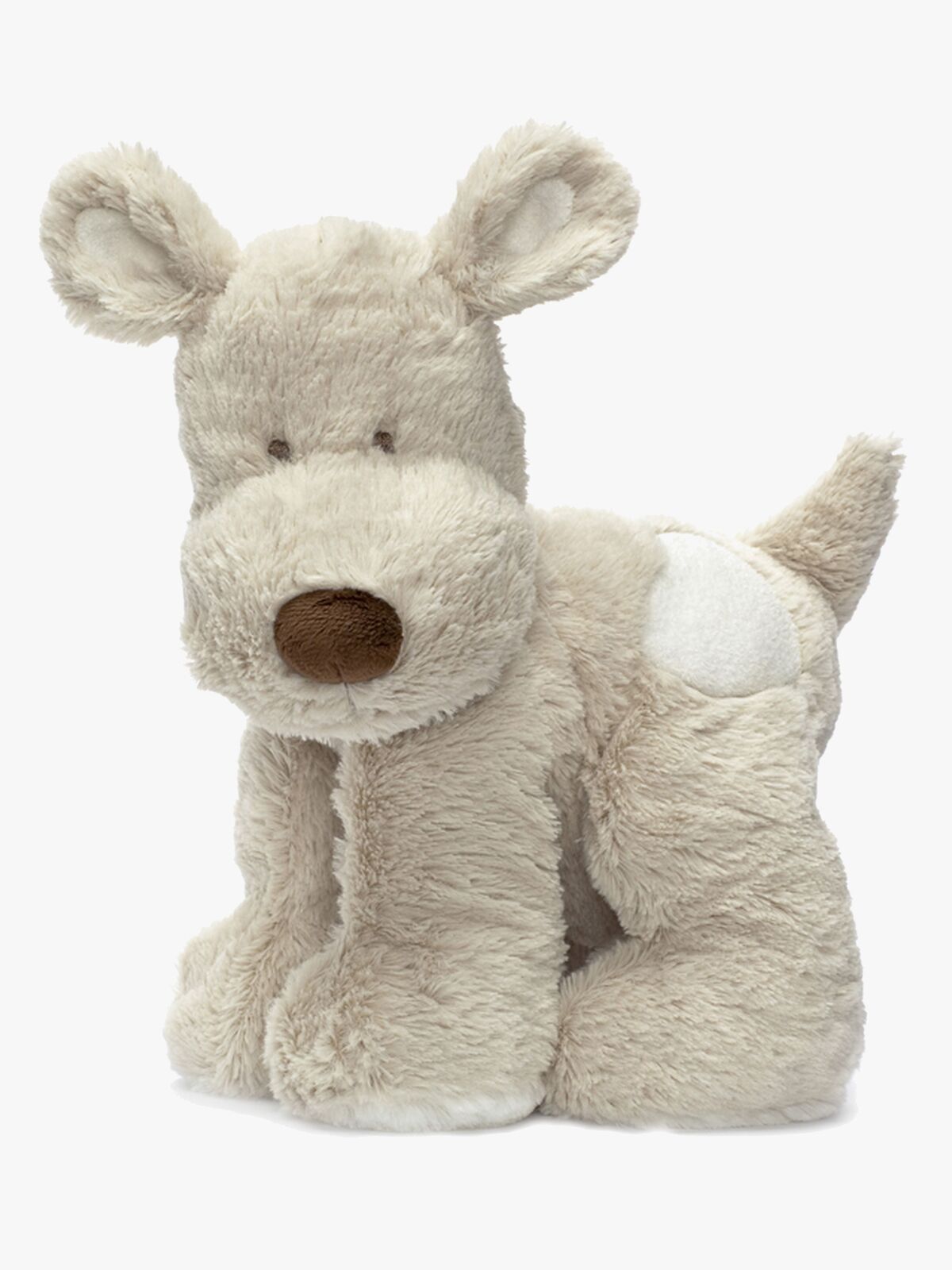 Teddykompaniet Kuscheltier Hund Teddy Cream, Grau