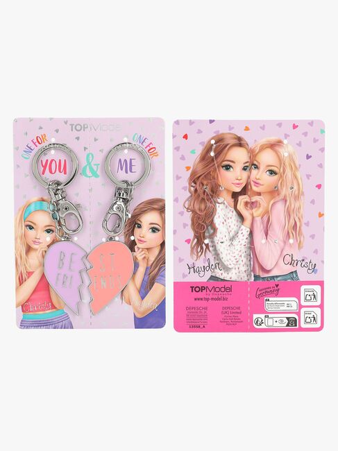 TOPModel Schlüsselanhänger BFF 2er-Pack, Gemischt