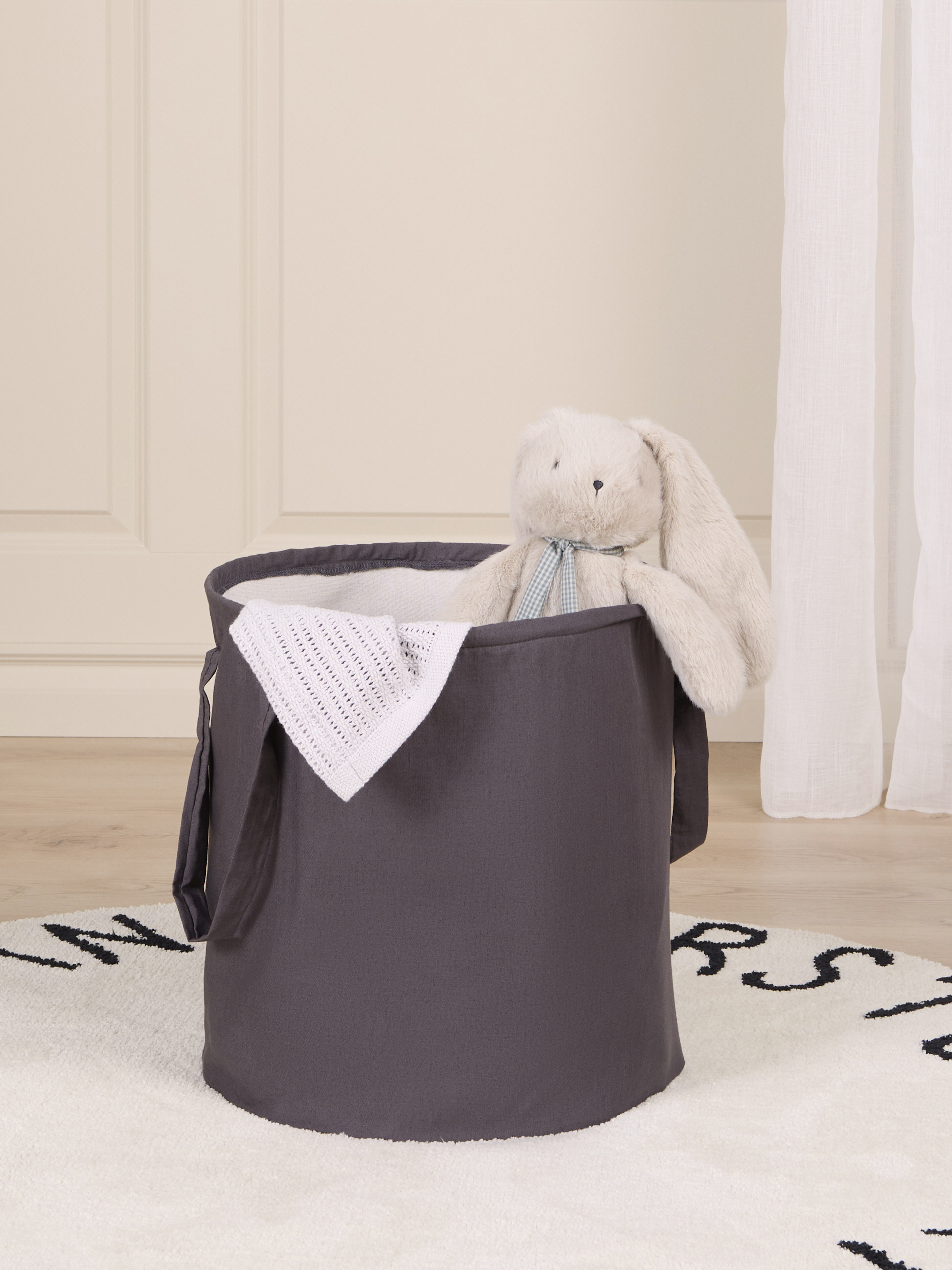 Alice &  Fox ABLE Aufbewahrungskorb, Grey Linen