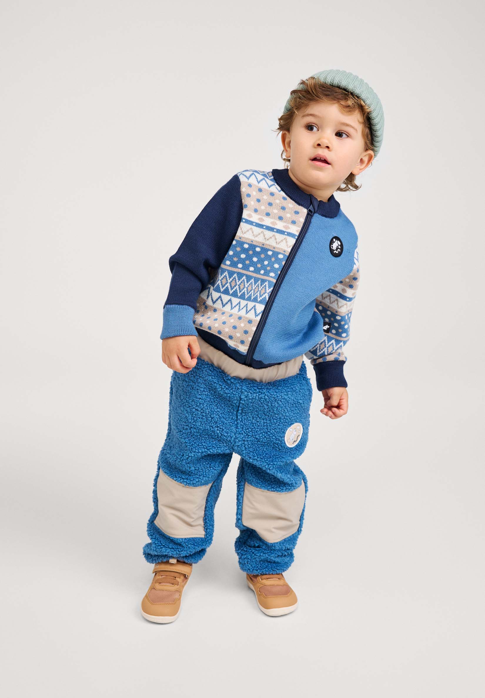 Reima Moomin Idelar Shirt Merinomix, Blue Ocean, 80