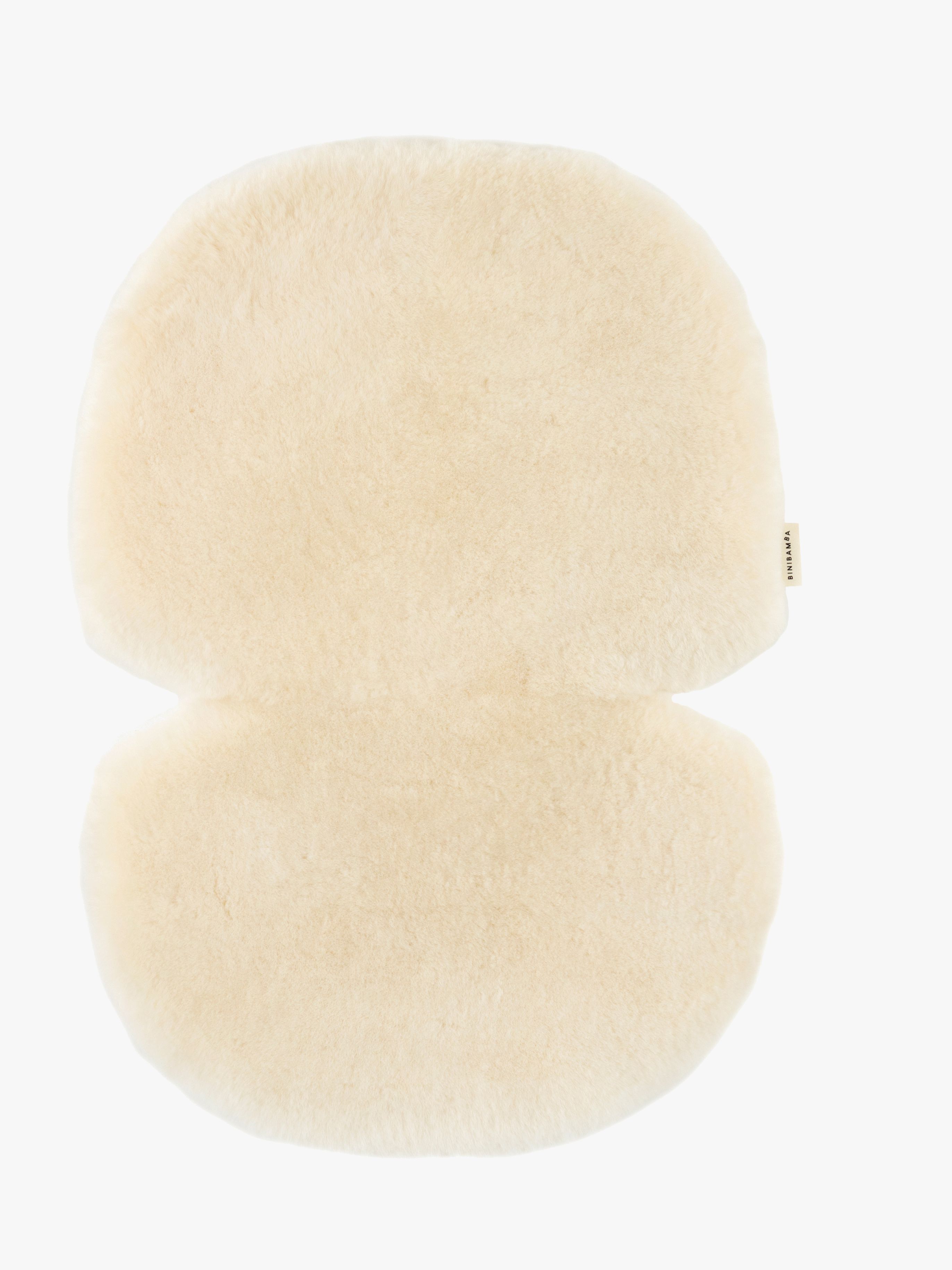 Sheepskin Sitzkissen Fixed Harness, Milk