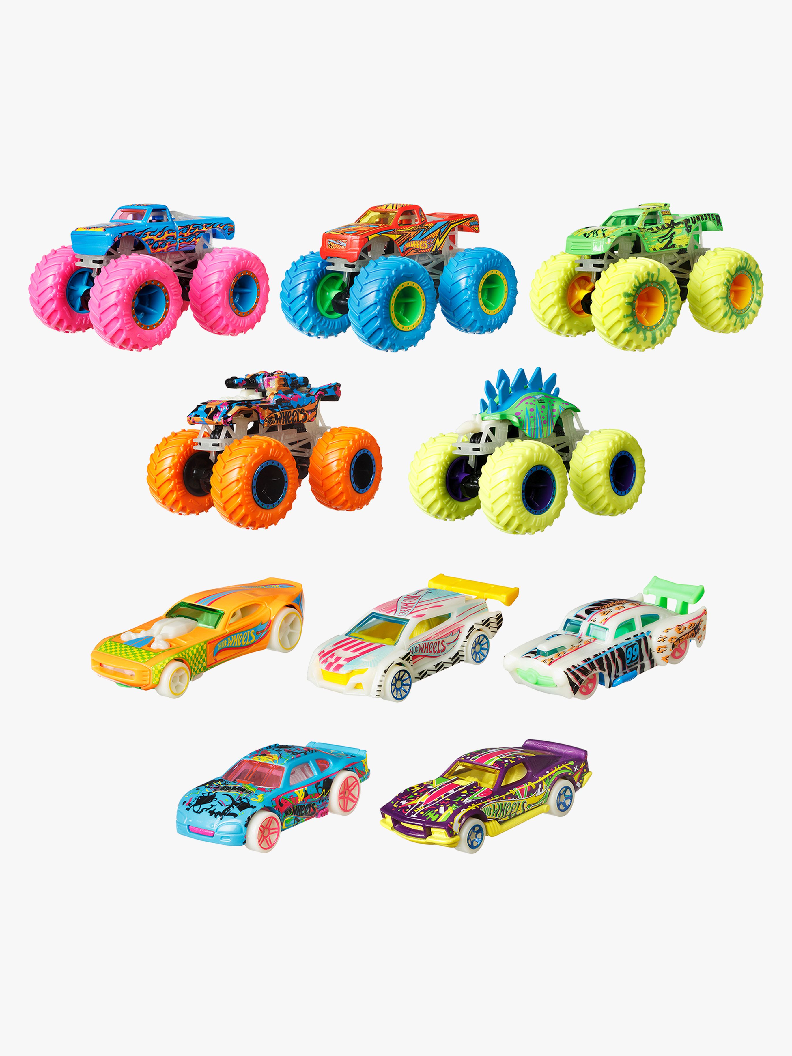 HotWheels Monstertrucks Glow-In-The-Dark Multipack