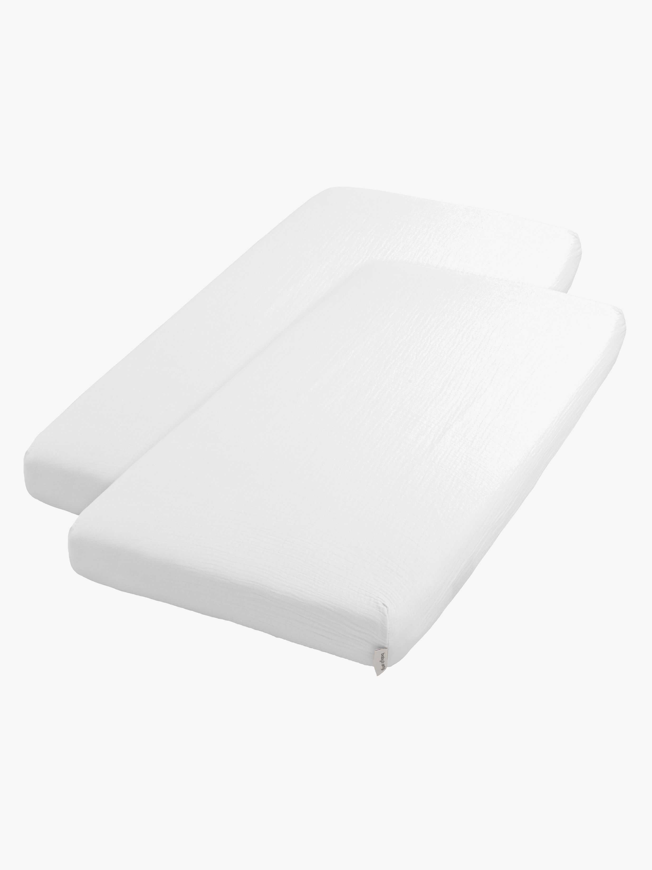 Baby's Only Spannbettlaken 2er-Pack 60x120 cm, Tender White