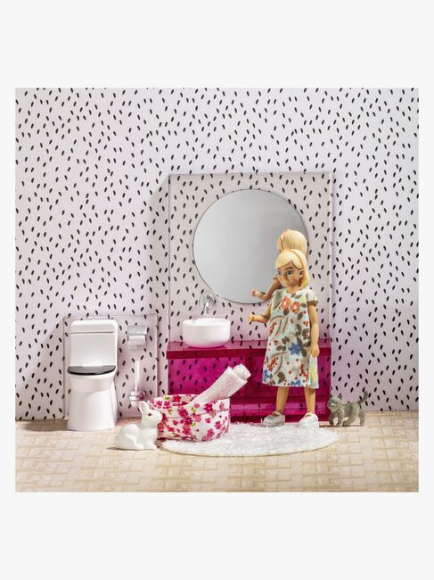 Lundby Puppenhausmöbel Badezimmer-Set