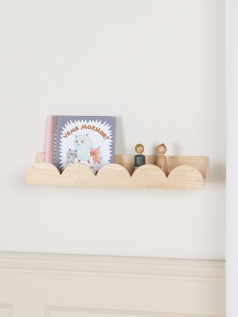 Alice & Fox Dune Wandregal, Natural Wood