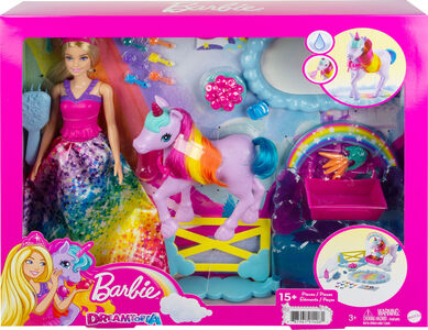 Barbie Dreamtopia-Spielset, Puppe mit Einhorn