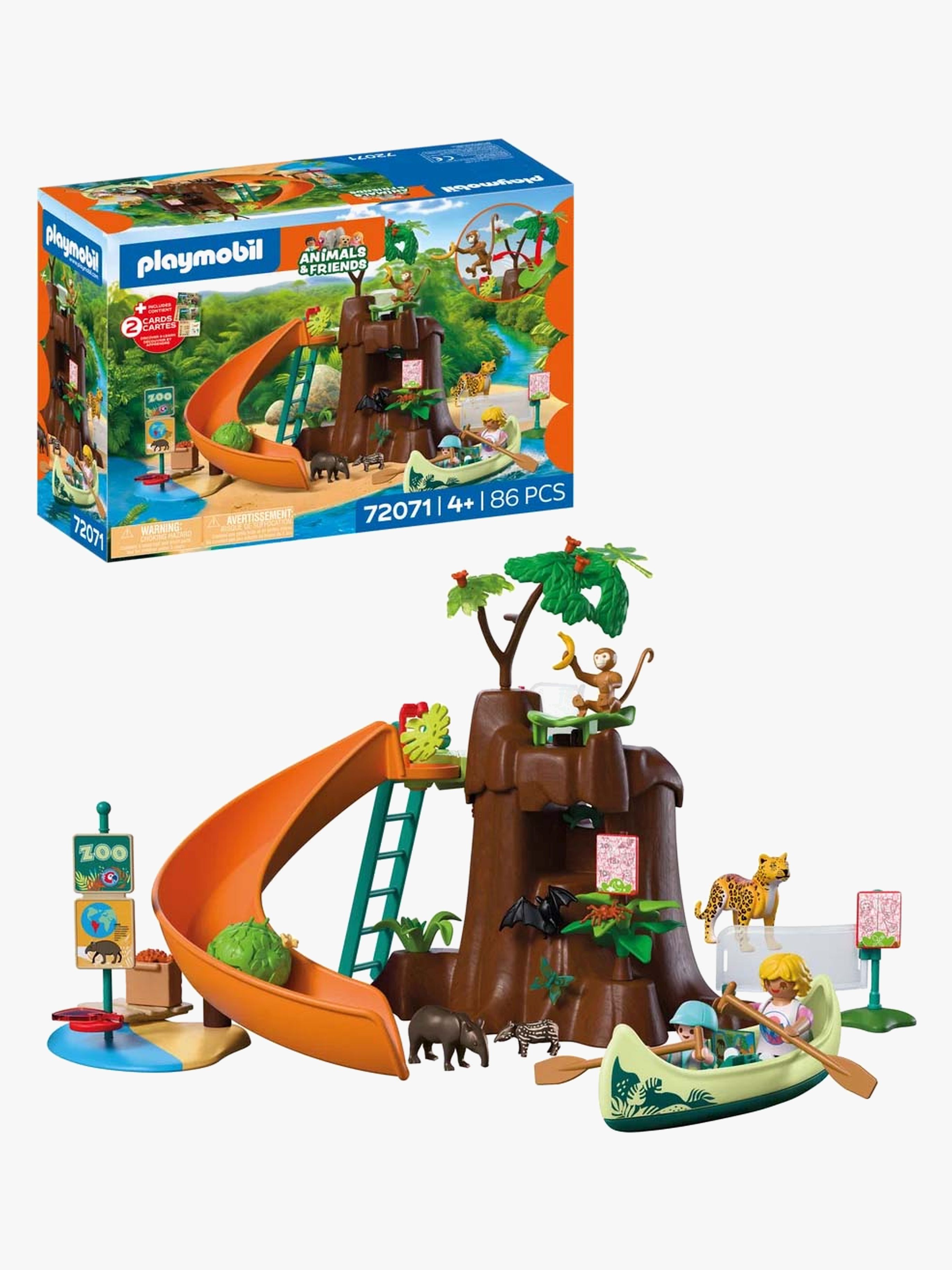 Playmobil Animals og Friends 72071 Zoo: Dschungelabenteuer