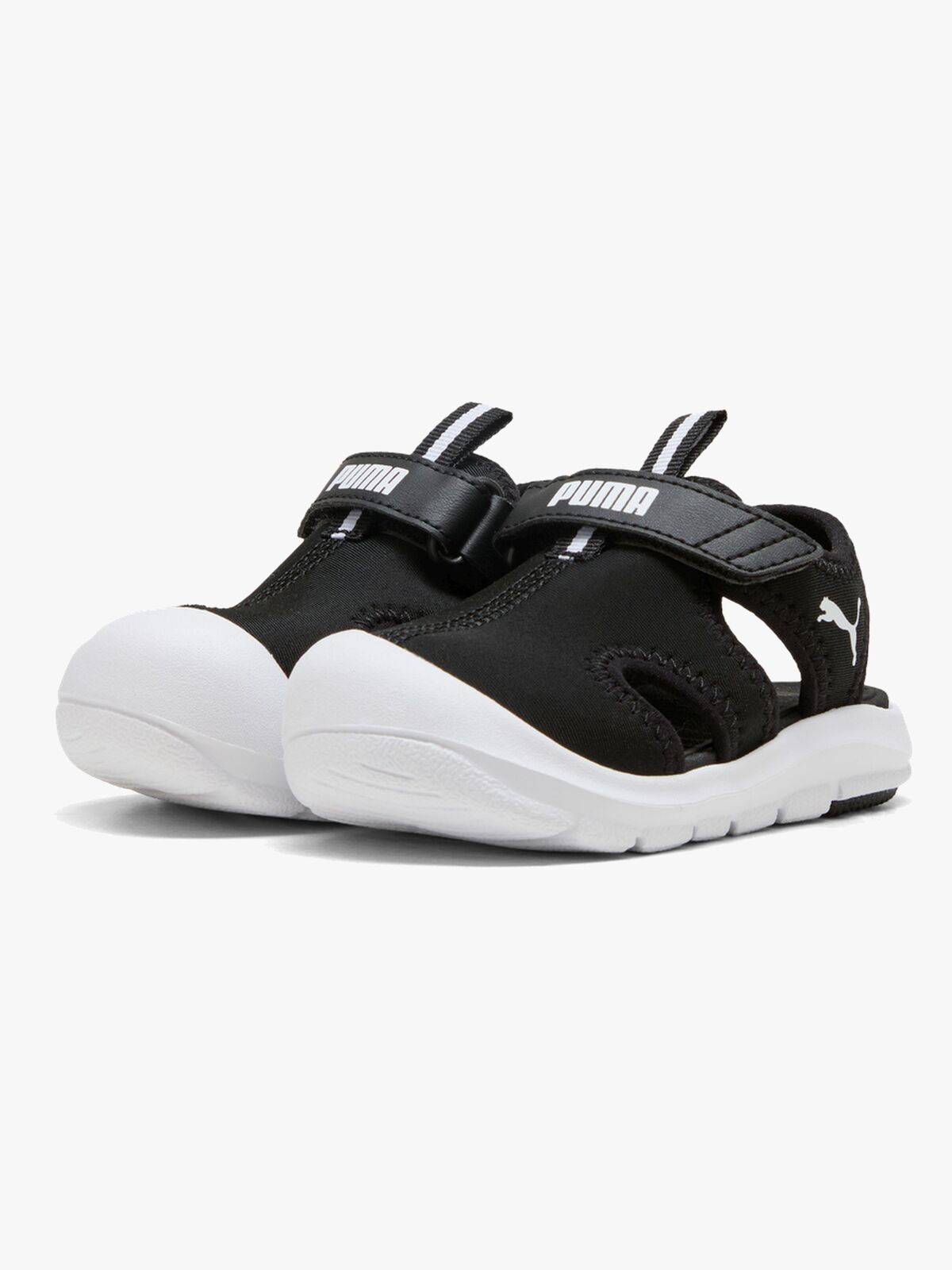 Puma Fun Racer V Infant Sandalen, Black/White