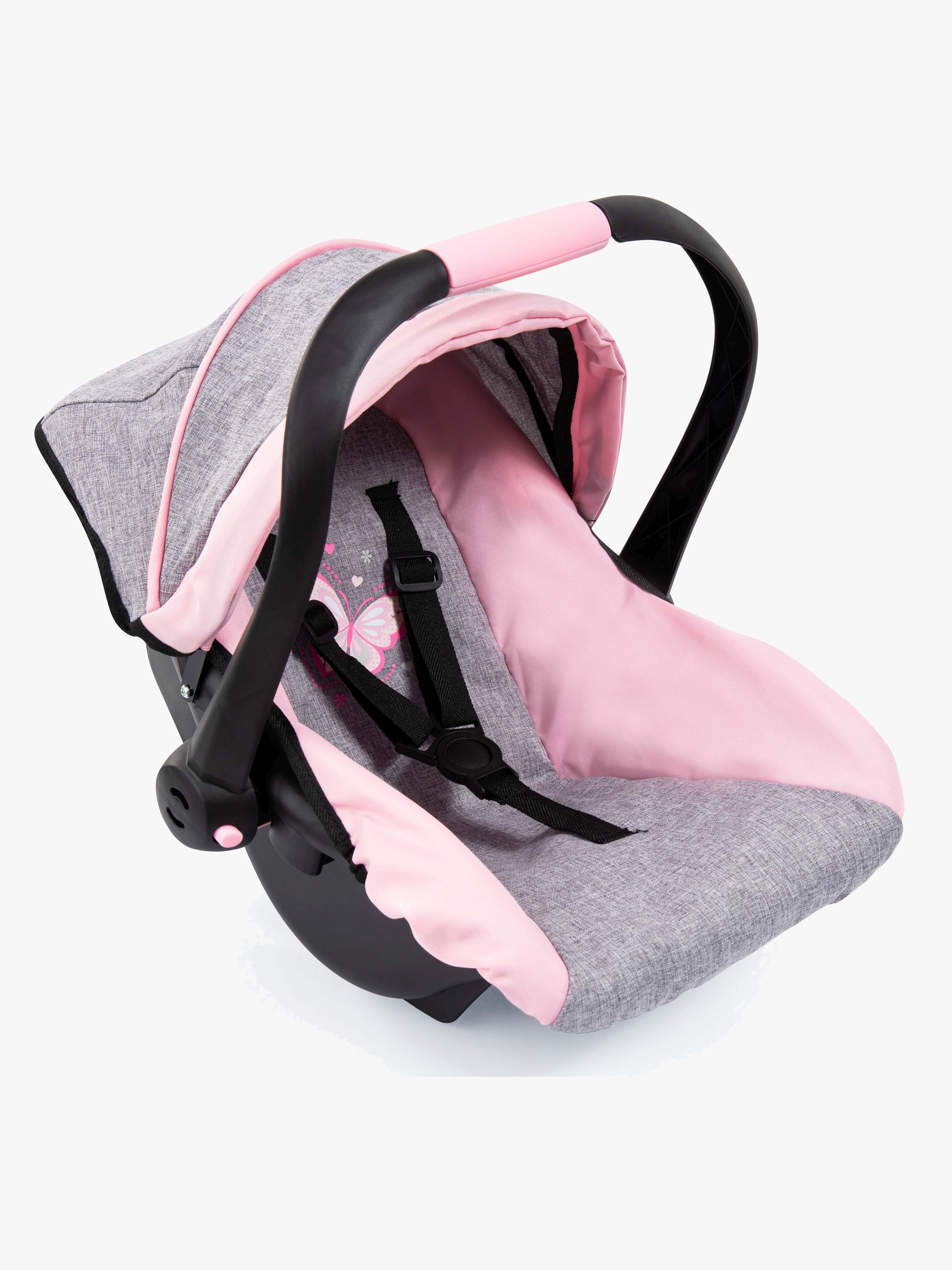 Bayer Design Kindersitz mit Verdeck für Puppe, Grau