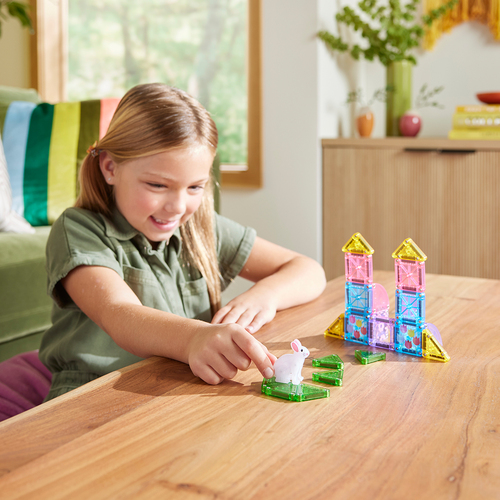 MAGNA-TILES MicroMAGS Reise-Set Spring Garden 24 Teile