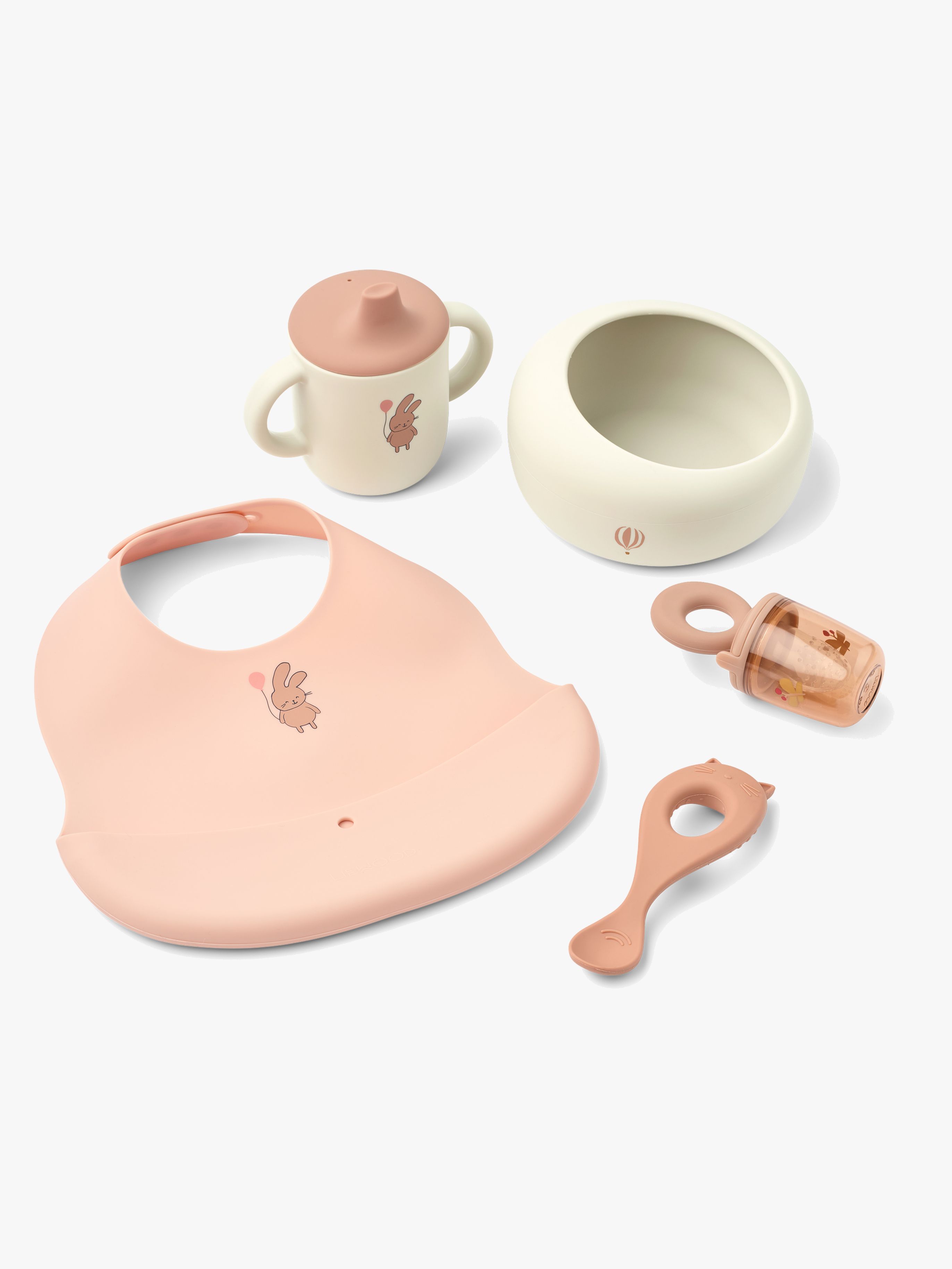 LIEWOOD Mileah Baby Geschirr-Set 5 Teile, Wild child/Rosey