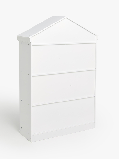 Alice & Fox Dune Bücherregal & Puppenhaus, White