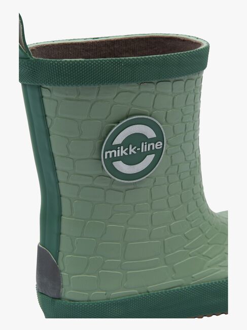 Mikk-Line Barefoot Dragon Gummistiefel, Green Milieu