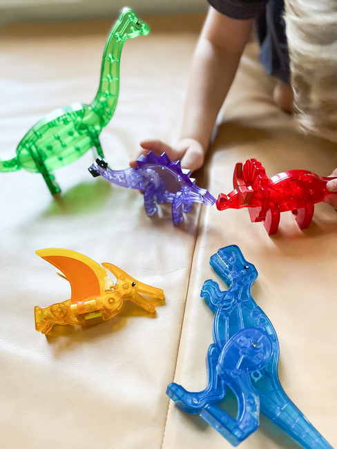 MAGNA-TILES Dinos Bausatz 5 Teile
