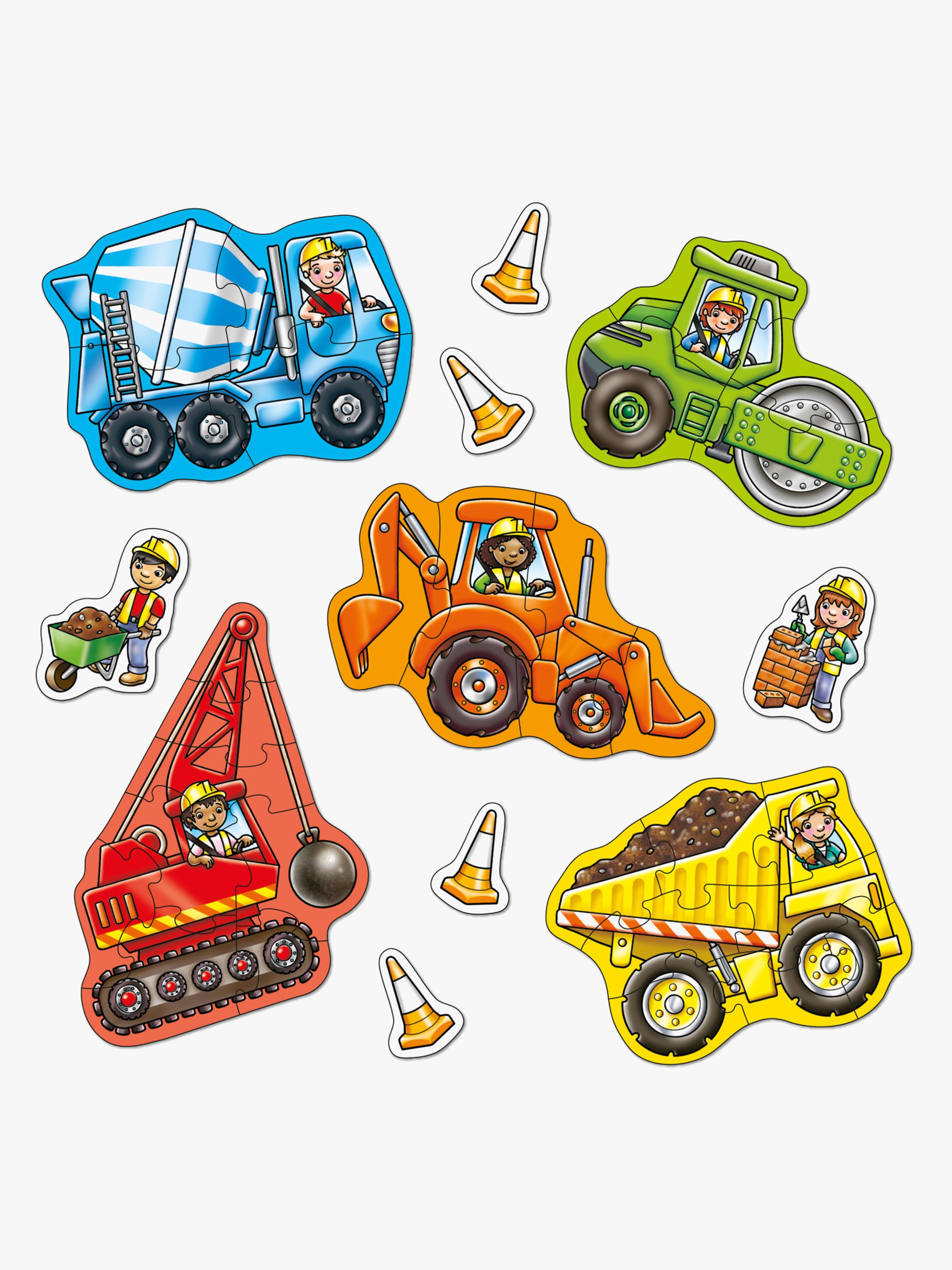 Puzzle Große Fahrzeuge 5-in-1