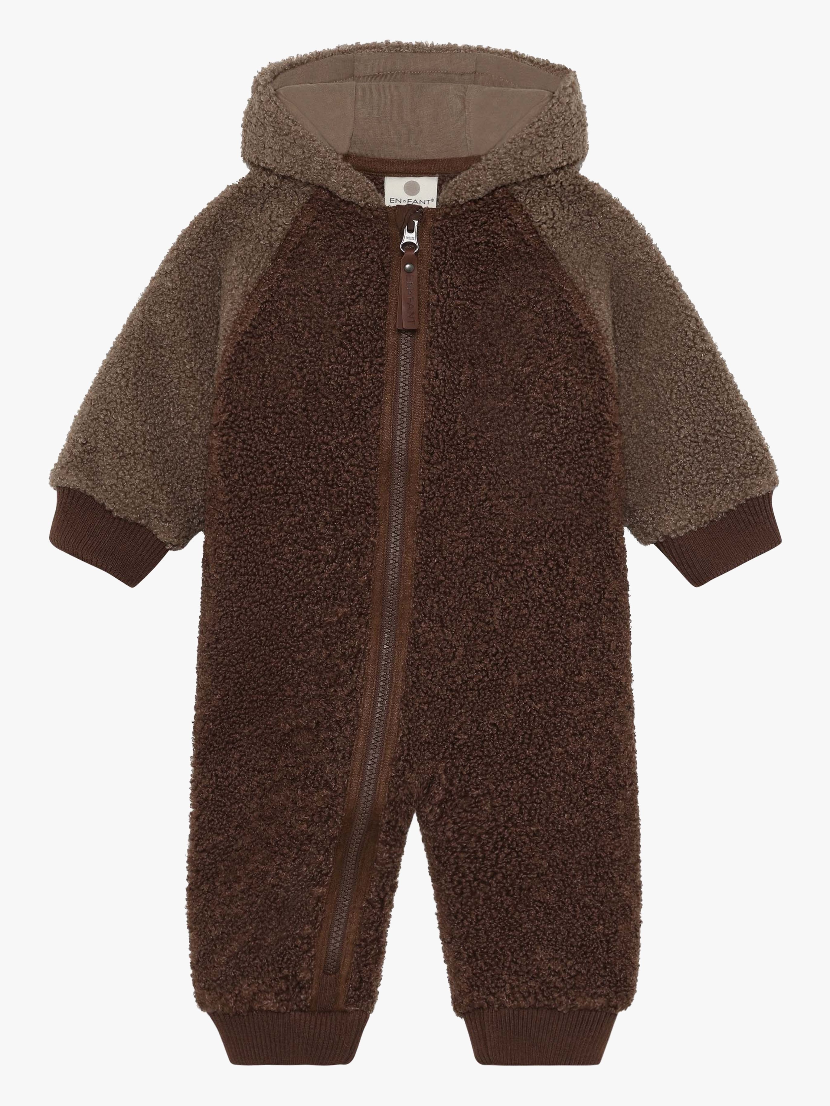 EN FANT Teddy Overall, Chestnut, 80