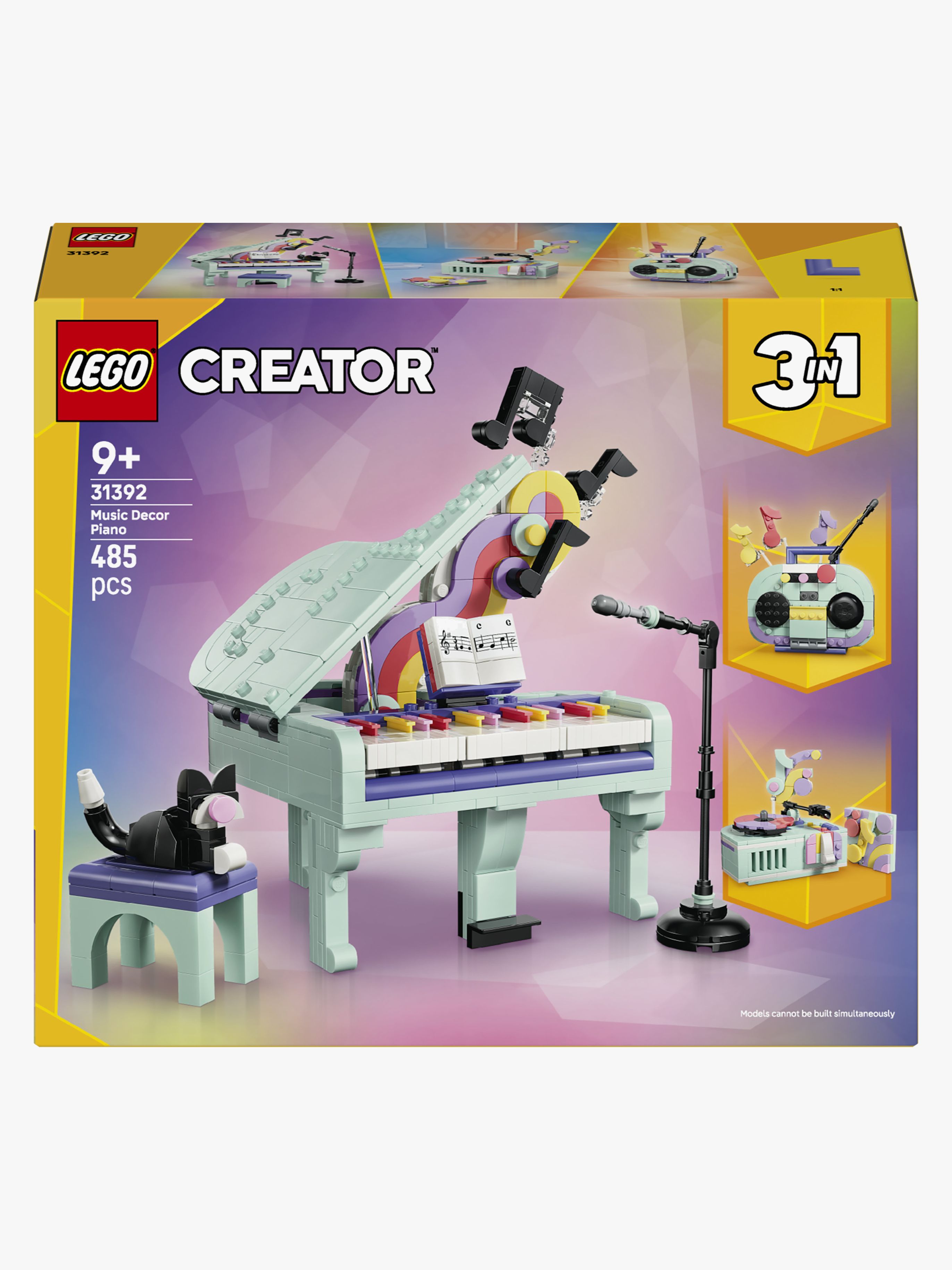 Creator 31392 Deko-Klavier mit Katze