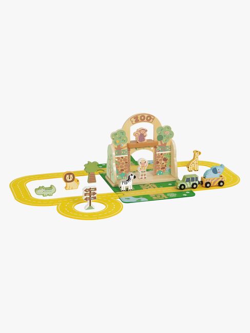 Tooky Toy Felt Zoo Autorennbahn