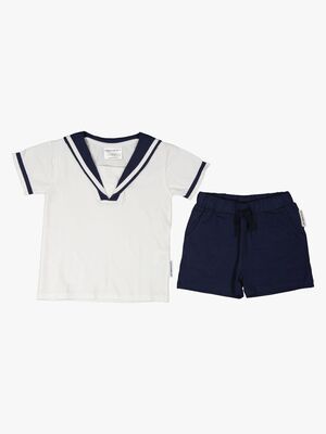 Geggamoja Matrosen-Set, Weiß