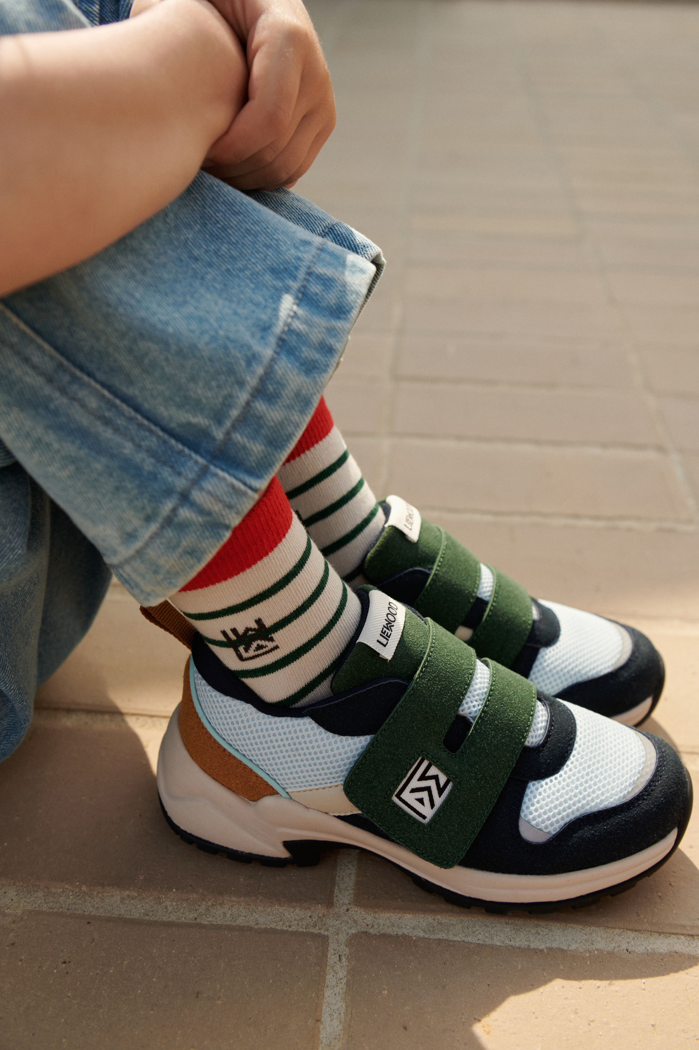 LIEWOOD Denisa Kinder Sneaker, Classic Navy Multi, 33, Kinderschuhe