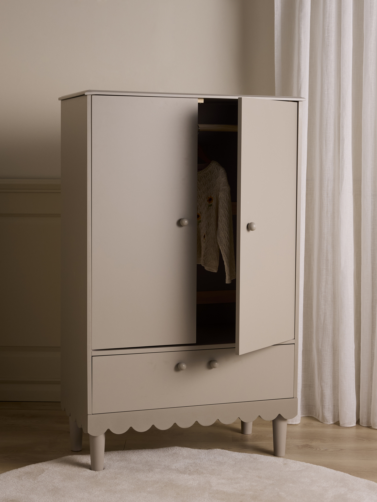 Alice & Fox Dune Kleiderschrank, Greige