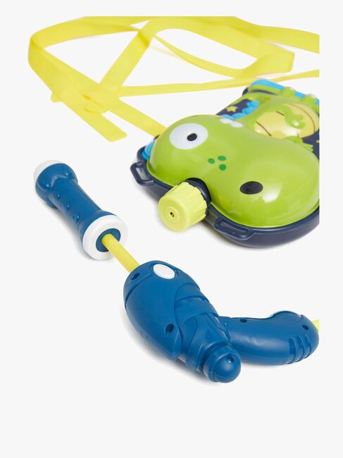 Pinepeak Wasserpistole mit Rucksack Dinosaurier