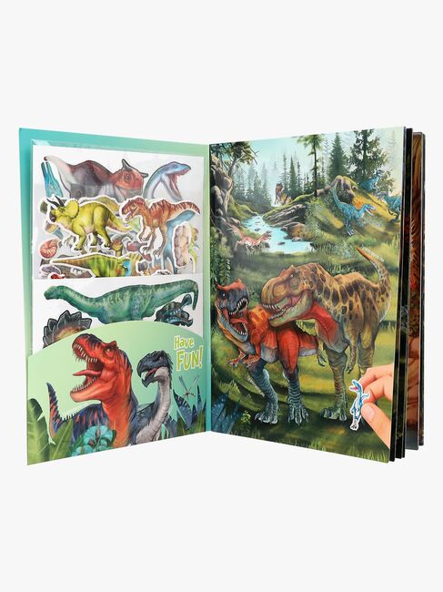 Dino World Bastelbuch mit Schaumstickern