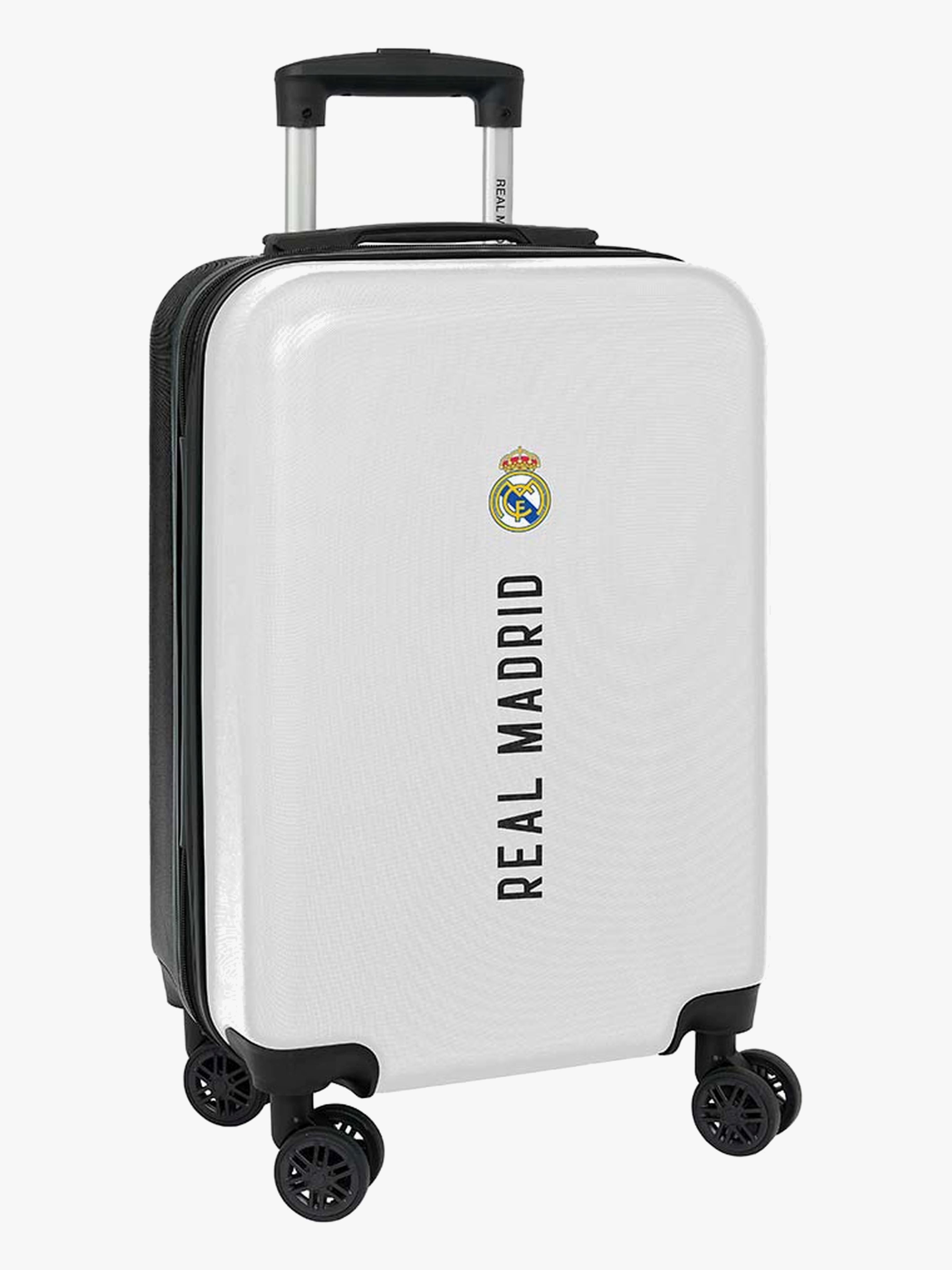 Real Madrid Handgepäck Koffer 38L, Weiß