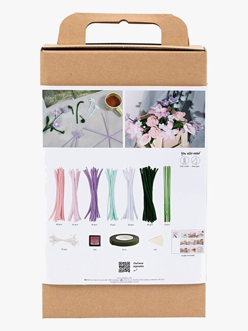 Creativ Company Kreativset DIY Blumen aus Pfeifenreinigern
