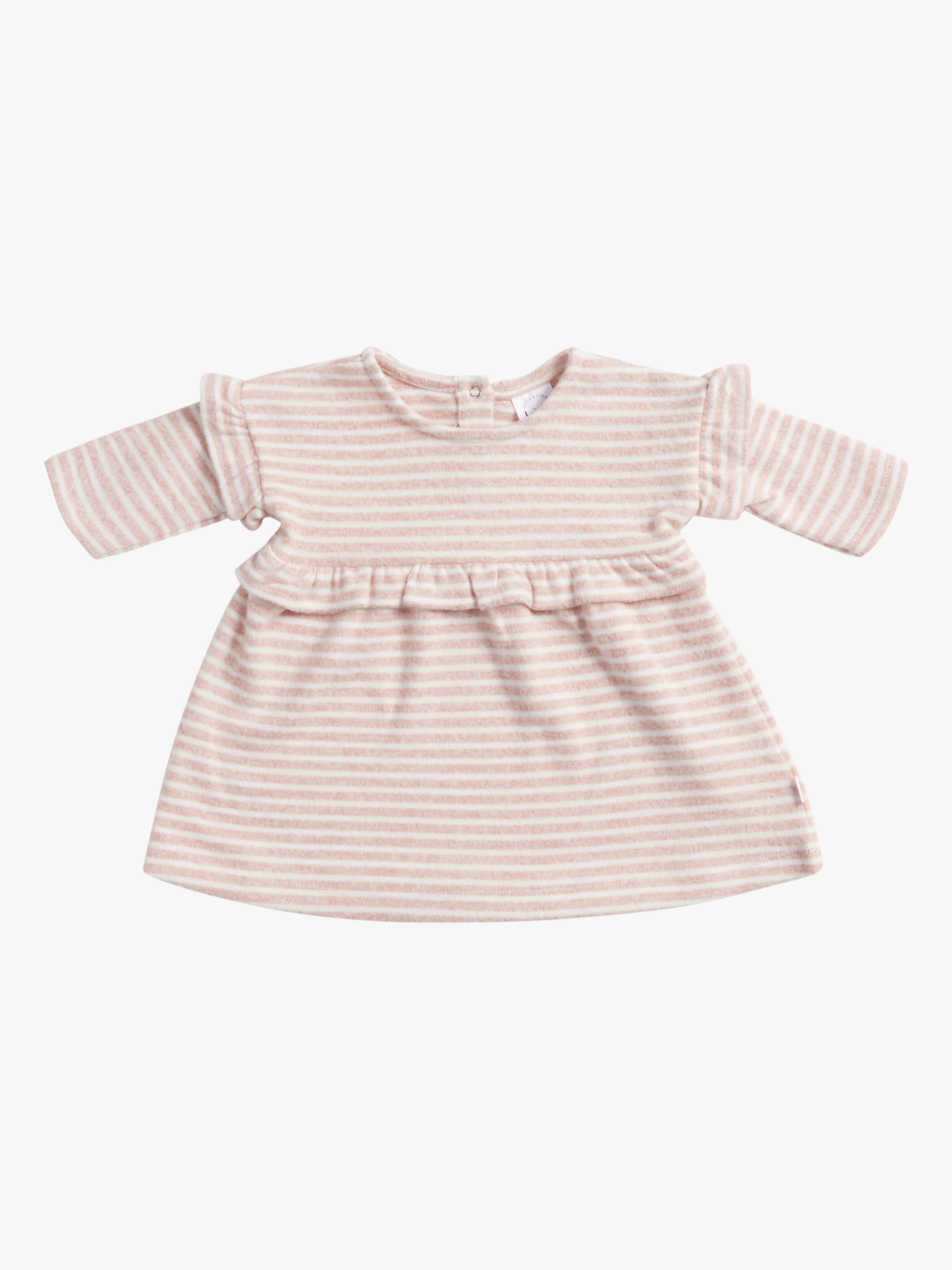 Luca &  Lola Regina Kleid Baby, Pink Stripes 68
