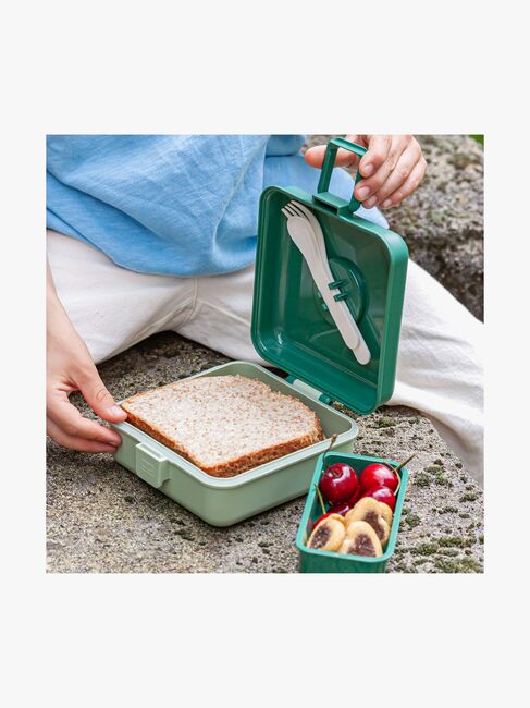 Monbento Snacky Bento Brotdose, Green Forest