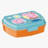 Peppa Wutz Brotdose Having Fun, Blau/Orange
