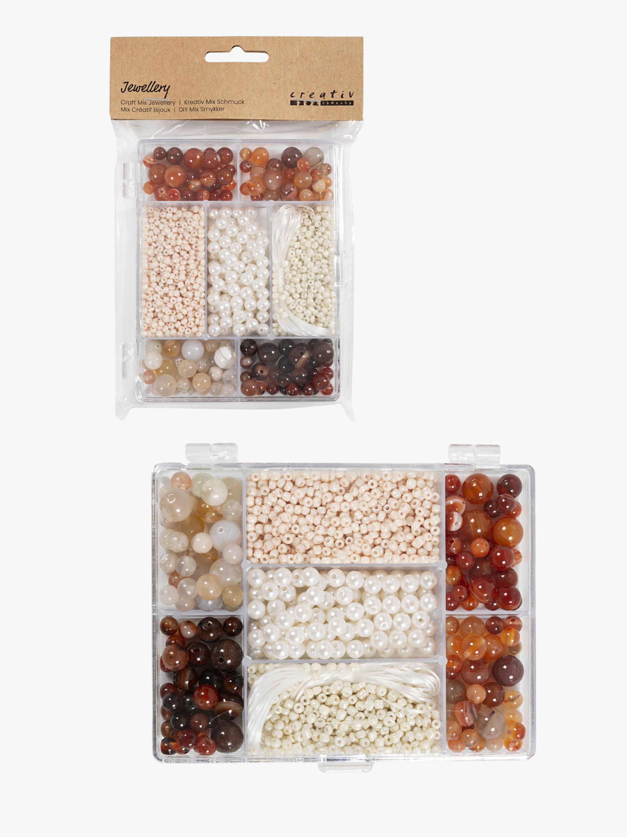 Creativ Company Perlenset, Braun
