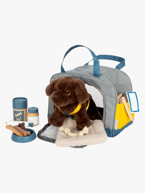 Small Foot Hund mit Tasche und Pflegeset