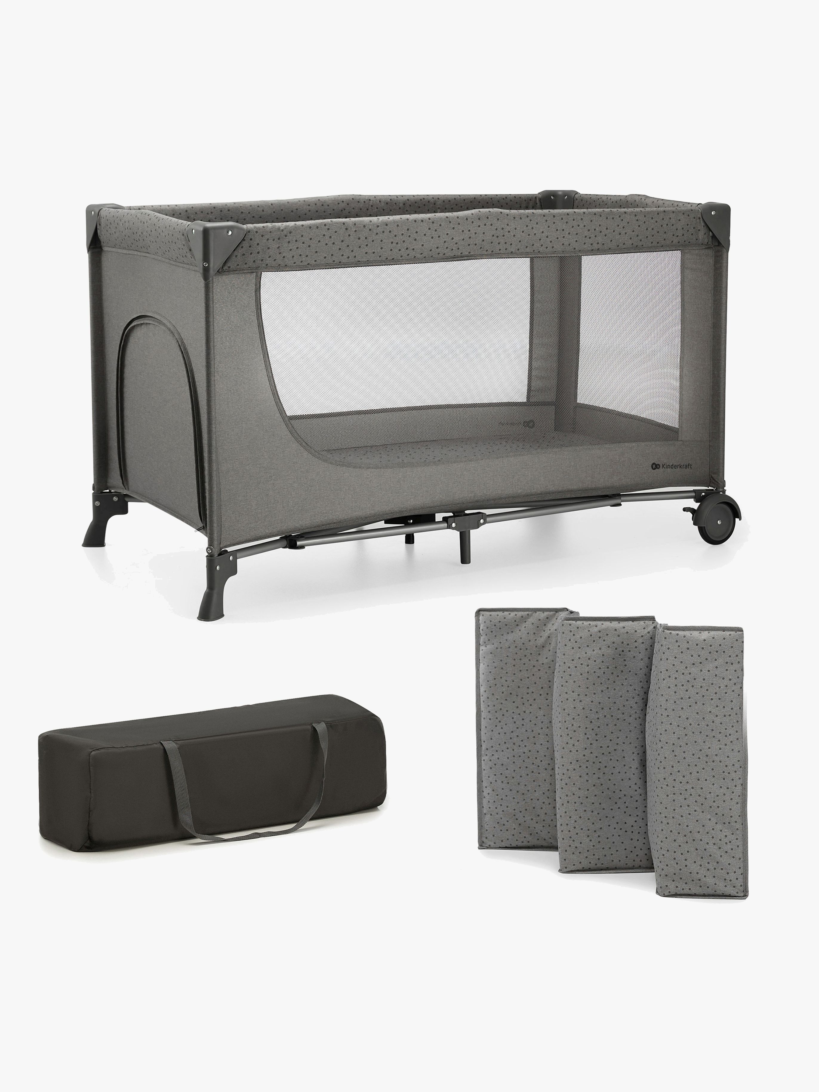 Kinderkraft JOY 2 Reisebett, Dark Grey