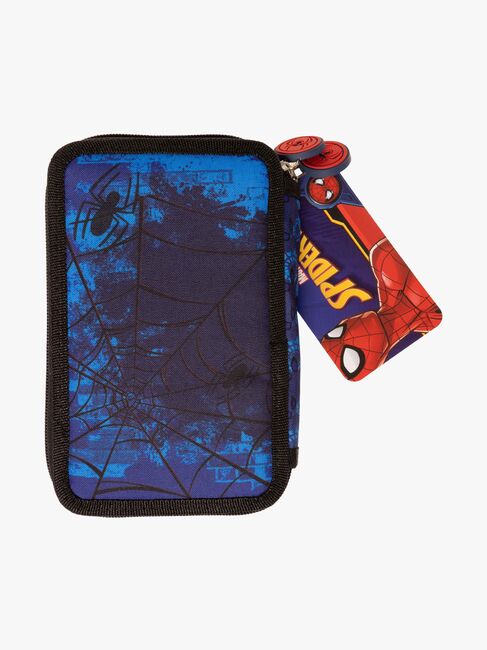 Marvel Spider-Man Doppel-Federmäppchen, Blau
