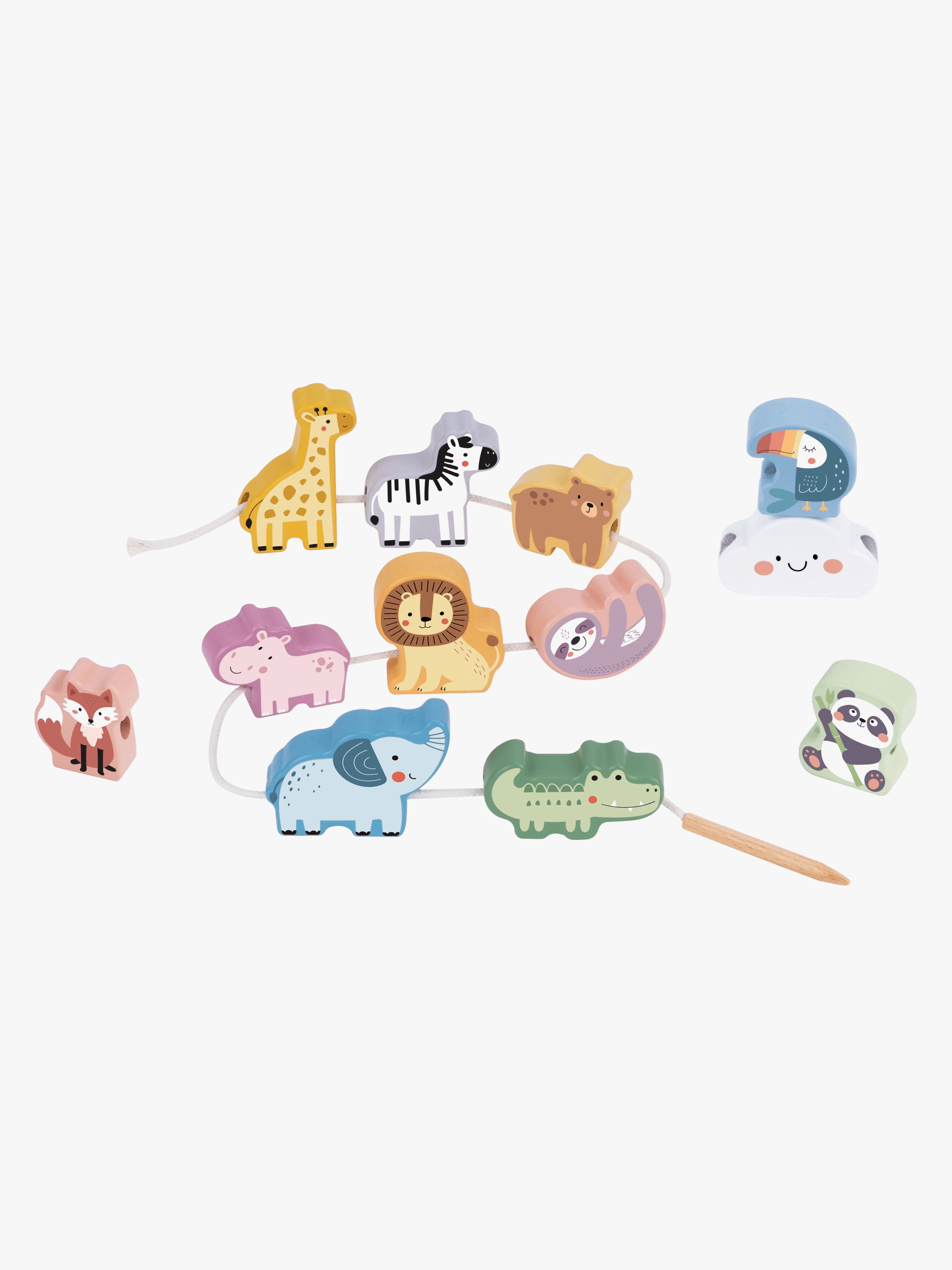 Lacing Animals Aktivitätsspielzeug, Babyspielzeug
