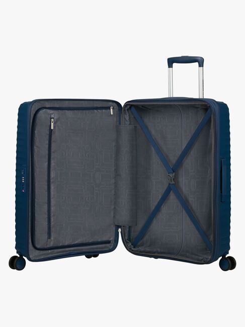 American Tourister Diablast Spinner Koffer 81-91L, Darkwave Blue