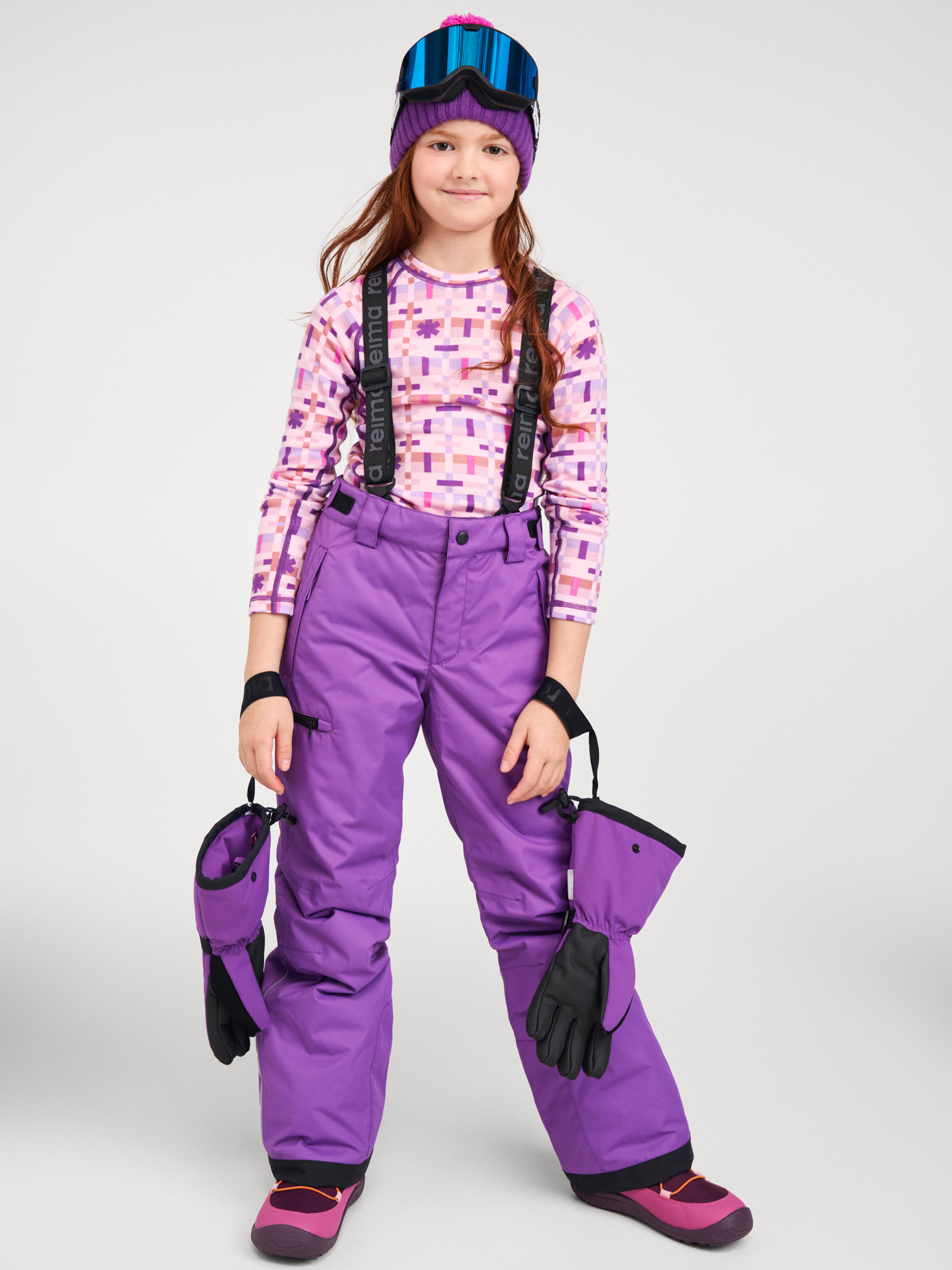 Reima Terrie Skihose, Plum Purple, 140