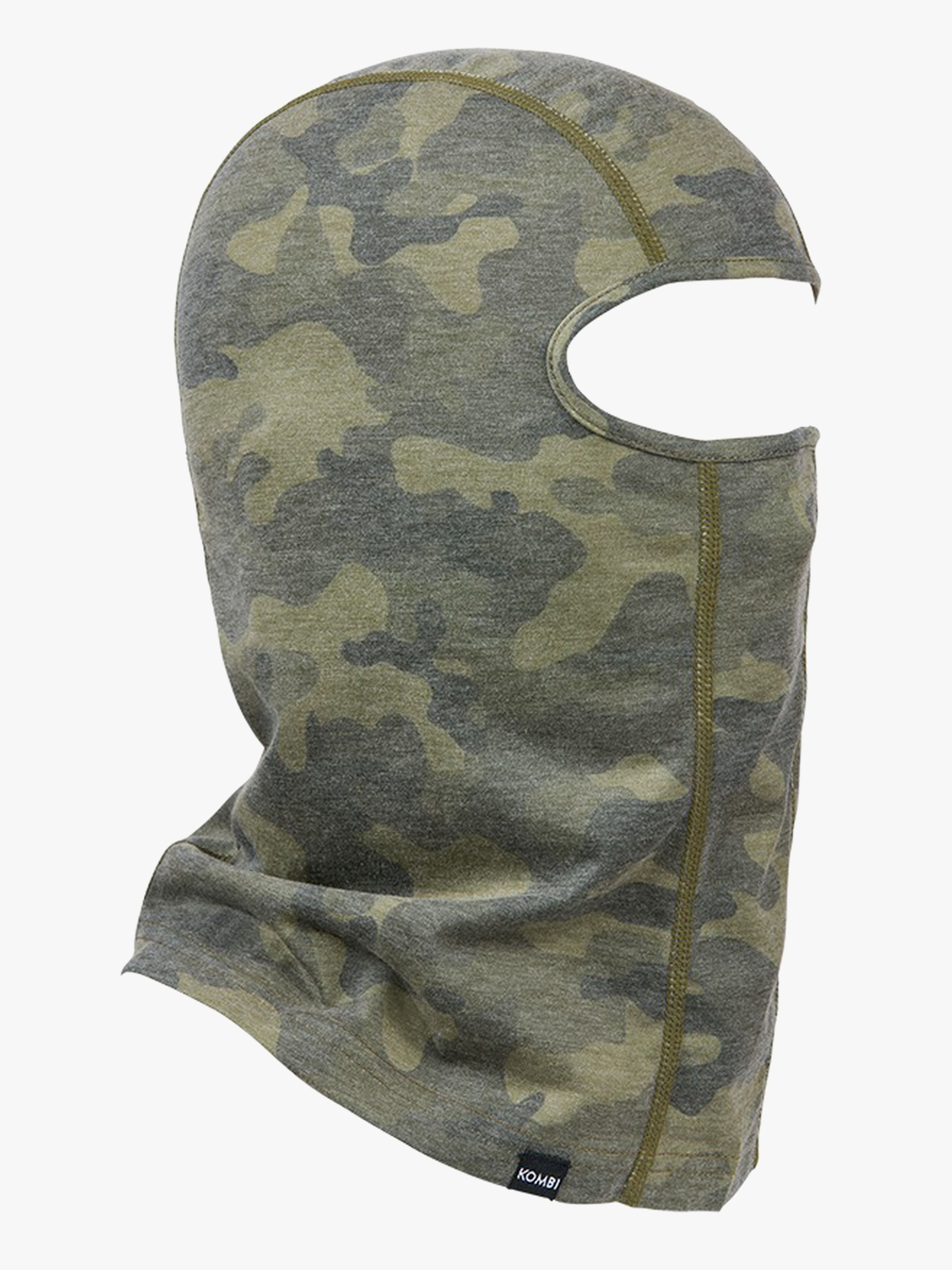 Merino Schlupfmütze Jr, Khaki Liquid Camo
