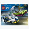 LEGO City 60415 Verfolgungsjagd mit Polizeiauto und Muscle Car