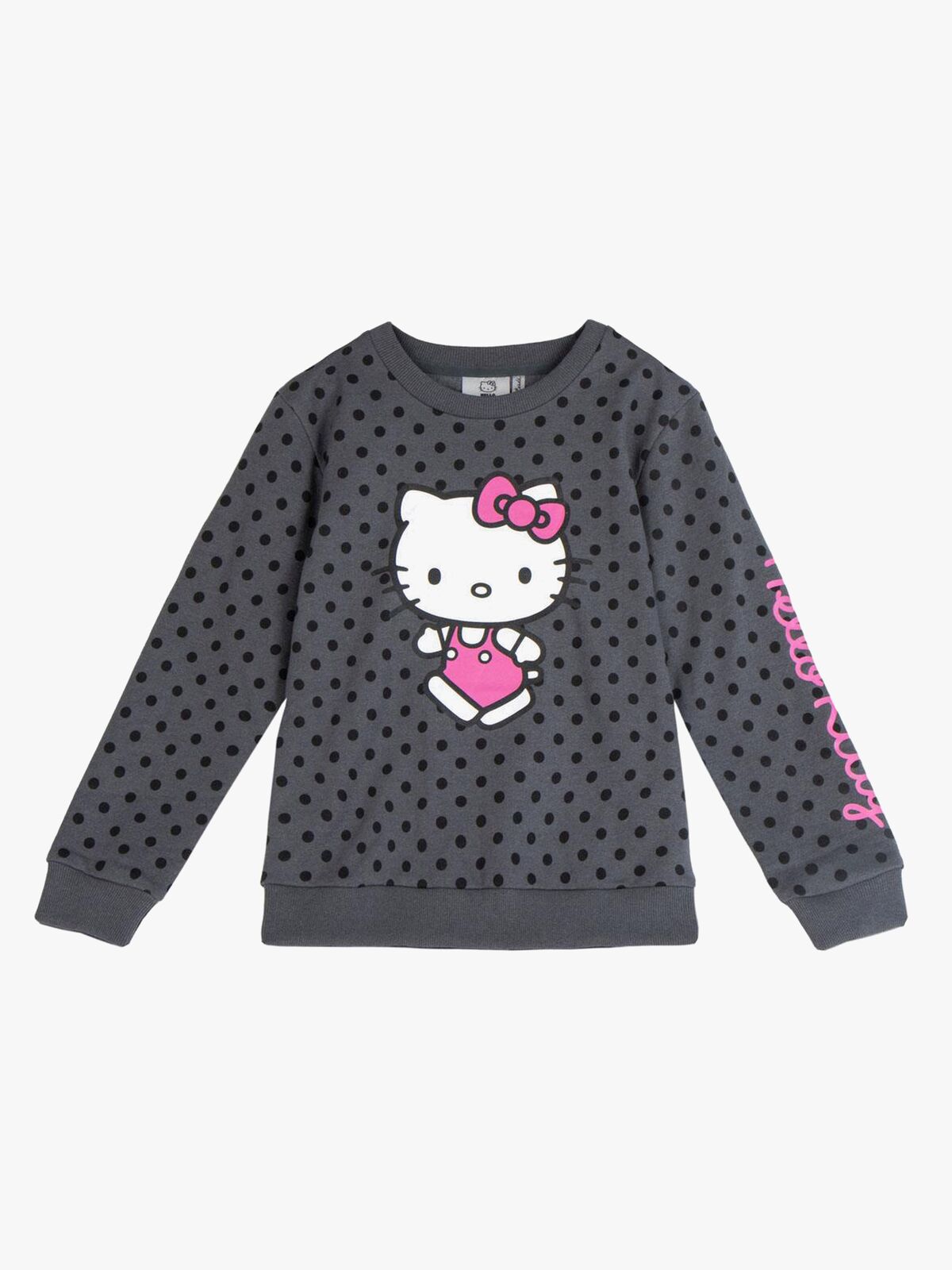 Hello Kitty Pullover, Dunkelgrau