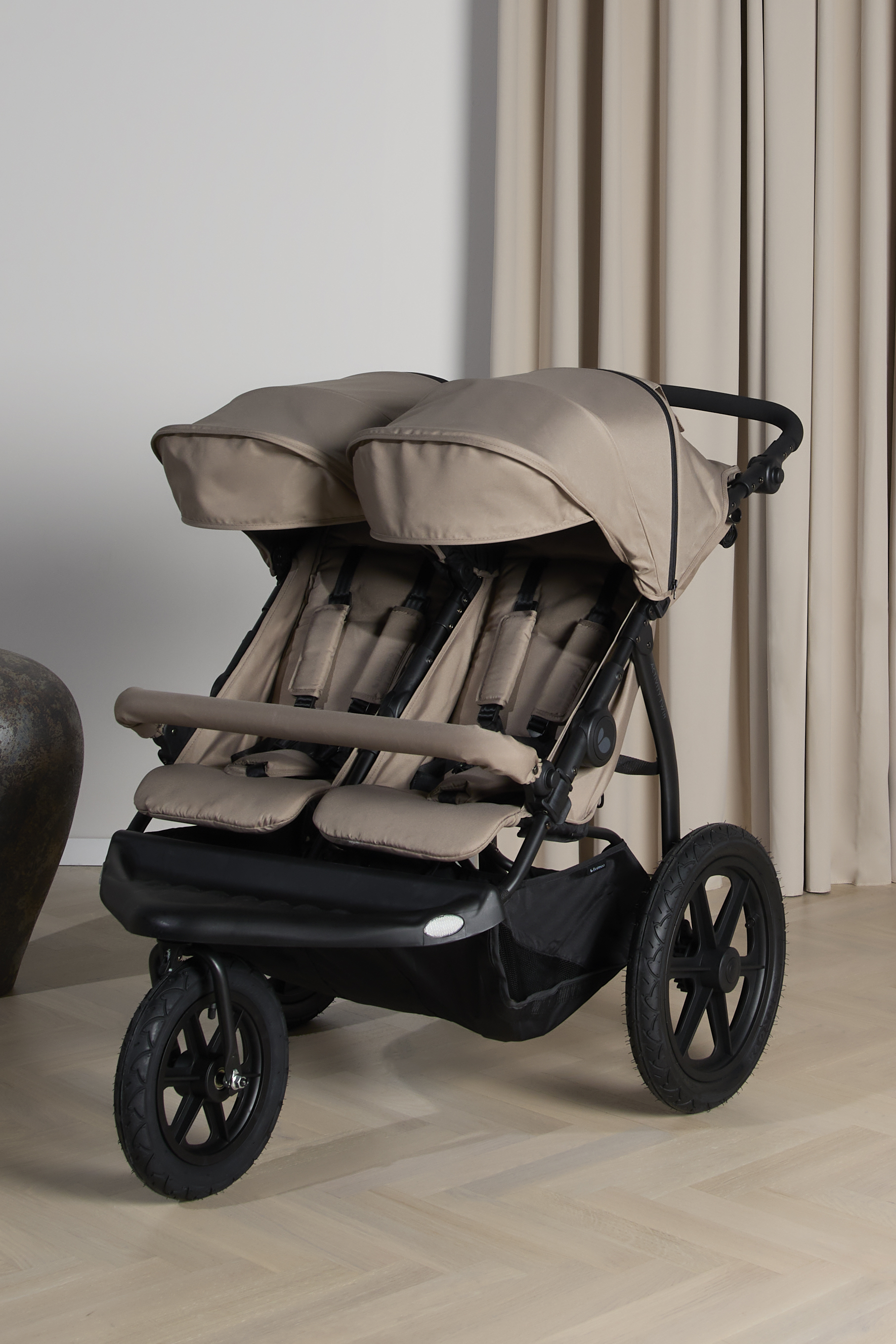 Beemoo Activity Twin Geschwisterwagen, Beige