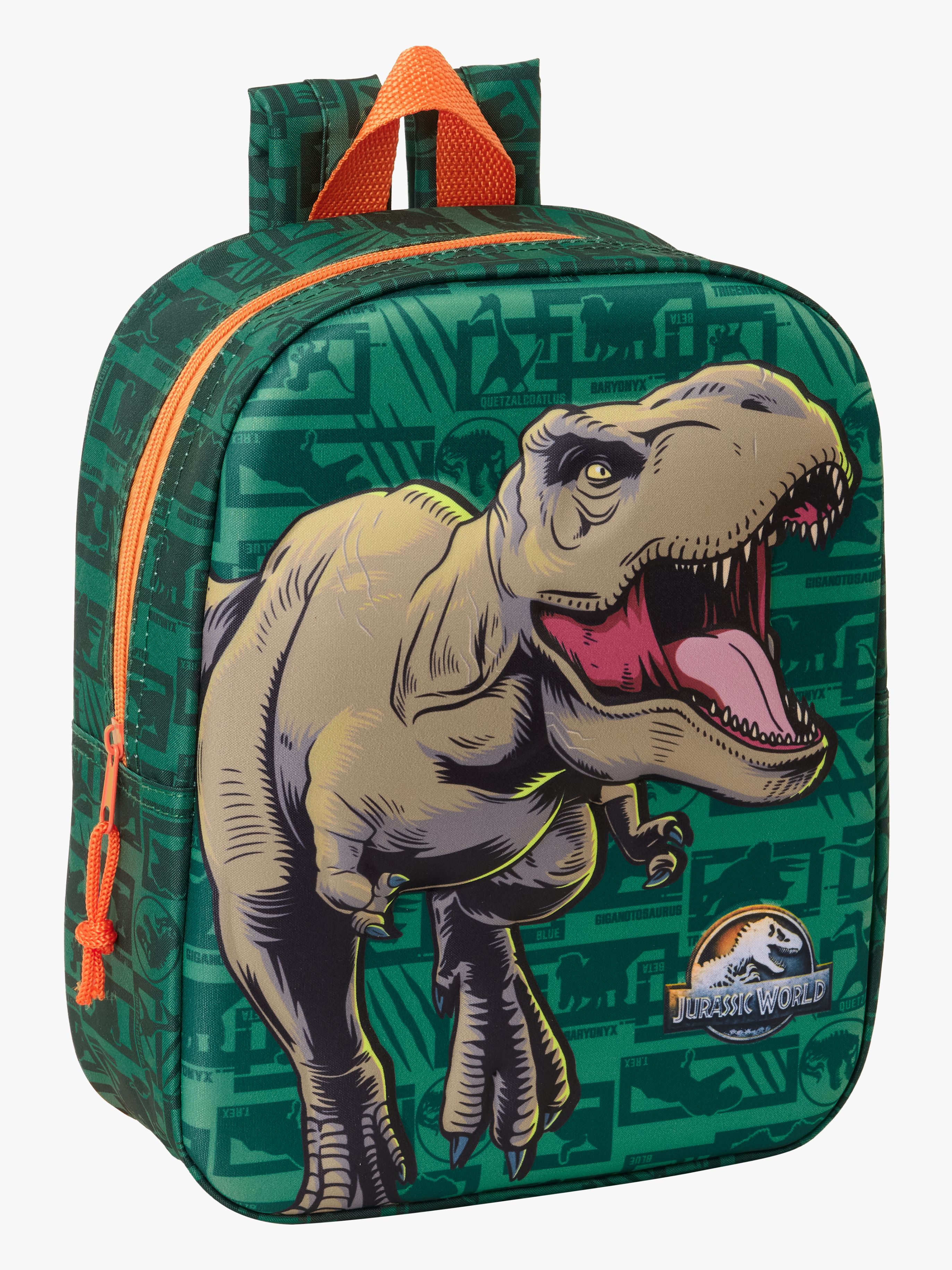Jurassic World 3D Mini Kinder Rucksack 6L, Grün